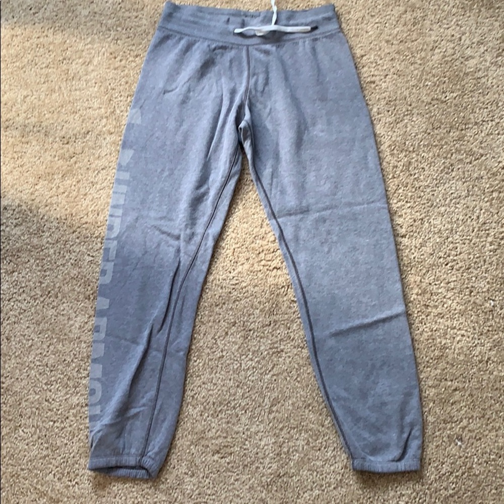 Light Gray Under Armor Joggers